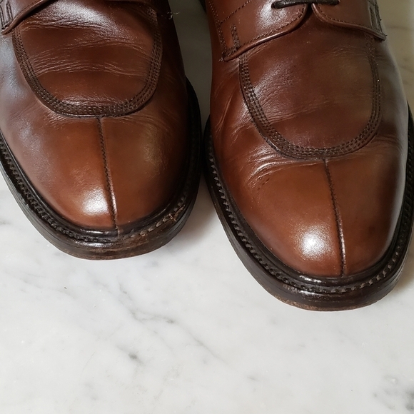 men's Grensen Handcrafted Leather Dress Shoes England Groom Barney's New York. - Picture 5 of 7